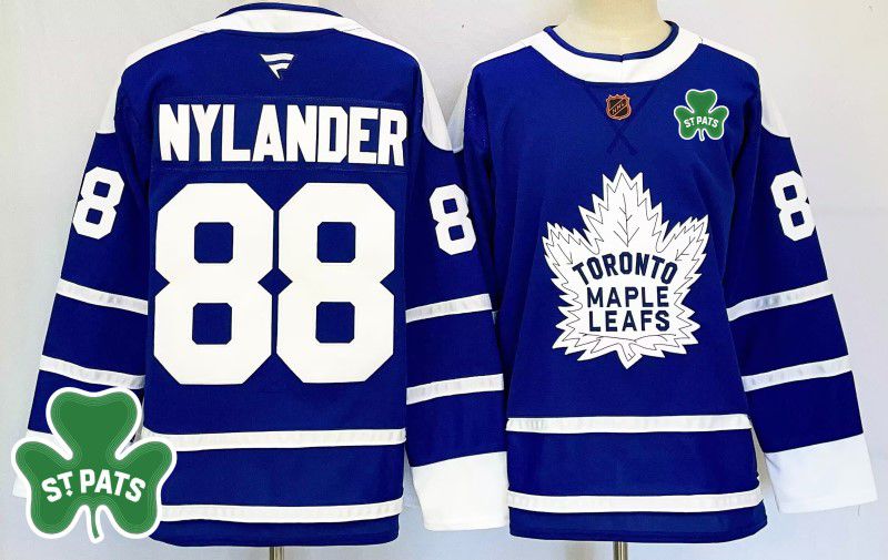 Men Toronto Maple Leafs #88 Nylander Blue Fanatics 2025 NHL Jersey style 4->toronto maple leafs->NHL Jersey